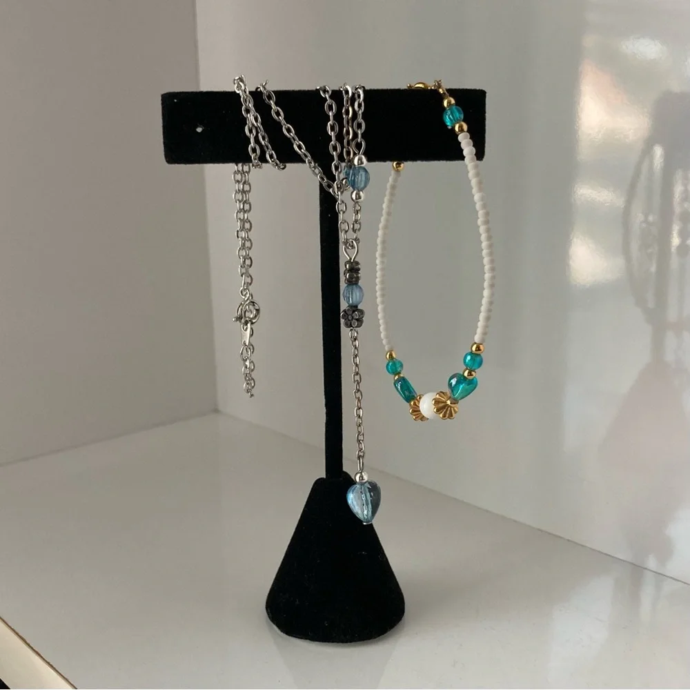 Vintage Girls Fashion Jewelry, The Children’s Place, Necklace and Bracelet.